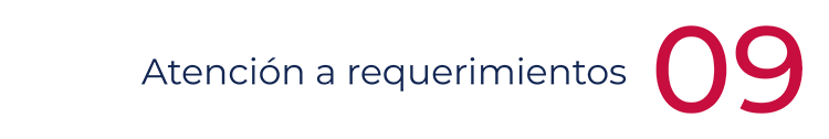 Atención a requerimientos